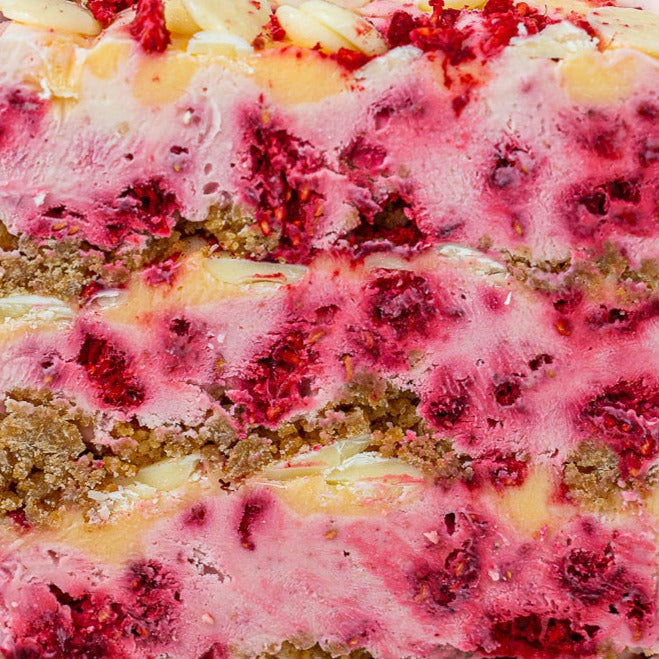 Lemon and Raspberry Cheesecake - Chunky Cheesecakes